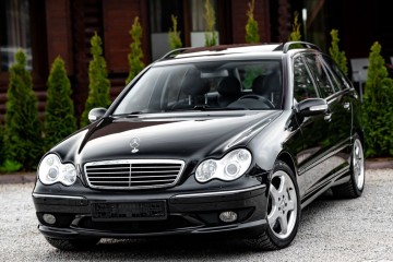 c32 AMG 3.2 Kompresor 354KM Xenon Grz Fot Klima Szyber BOSE